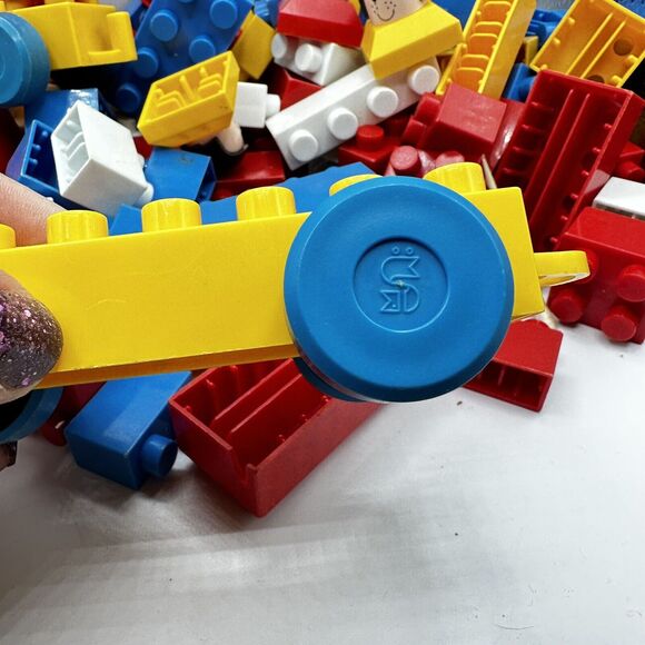 Old vintage Kawada Dia Building Blocks Japan 60s 70s Lego Duplo Compatible Retro - Picture 6 of 7